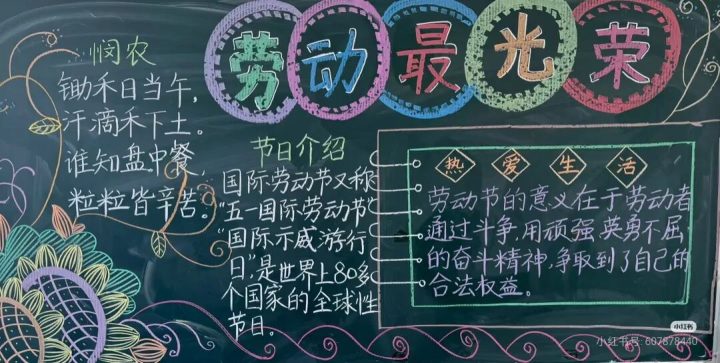 2026最新五一劳动节黑板报_7模板_easxp.com