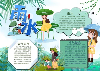 传统24节气雨水-10