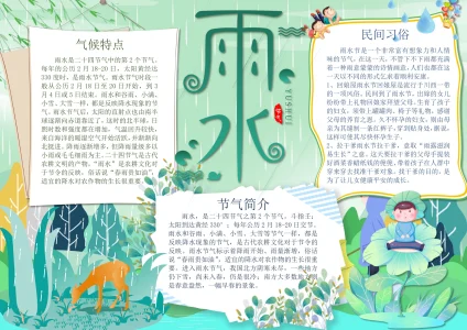 传统24节气雨水-15