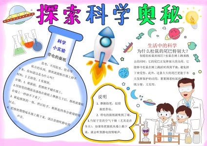 科普科技主题手抄报11