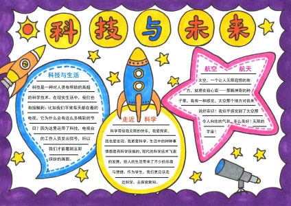 科普科技主题手抄报8